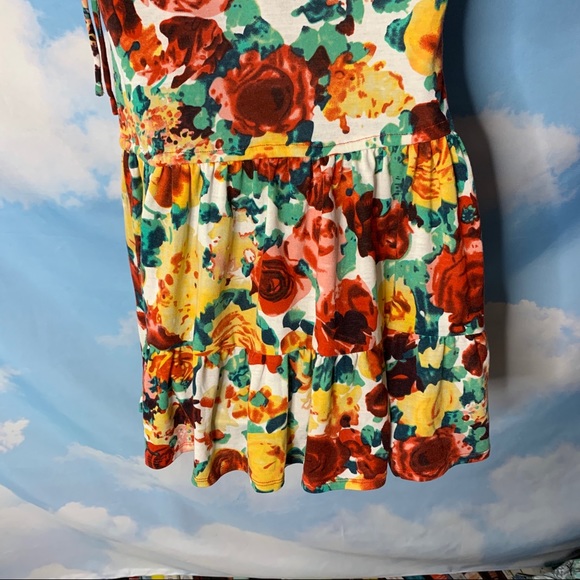 NWT- Sapa- One Shoulder Floral Dress size Medium - Picture 7 of 11
